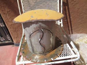 scrap metal little house